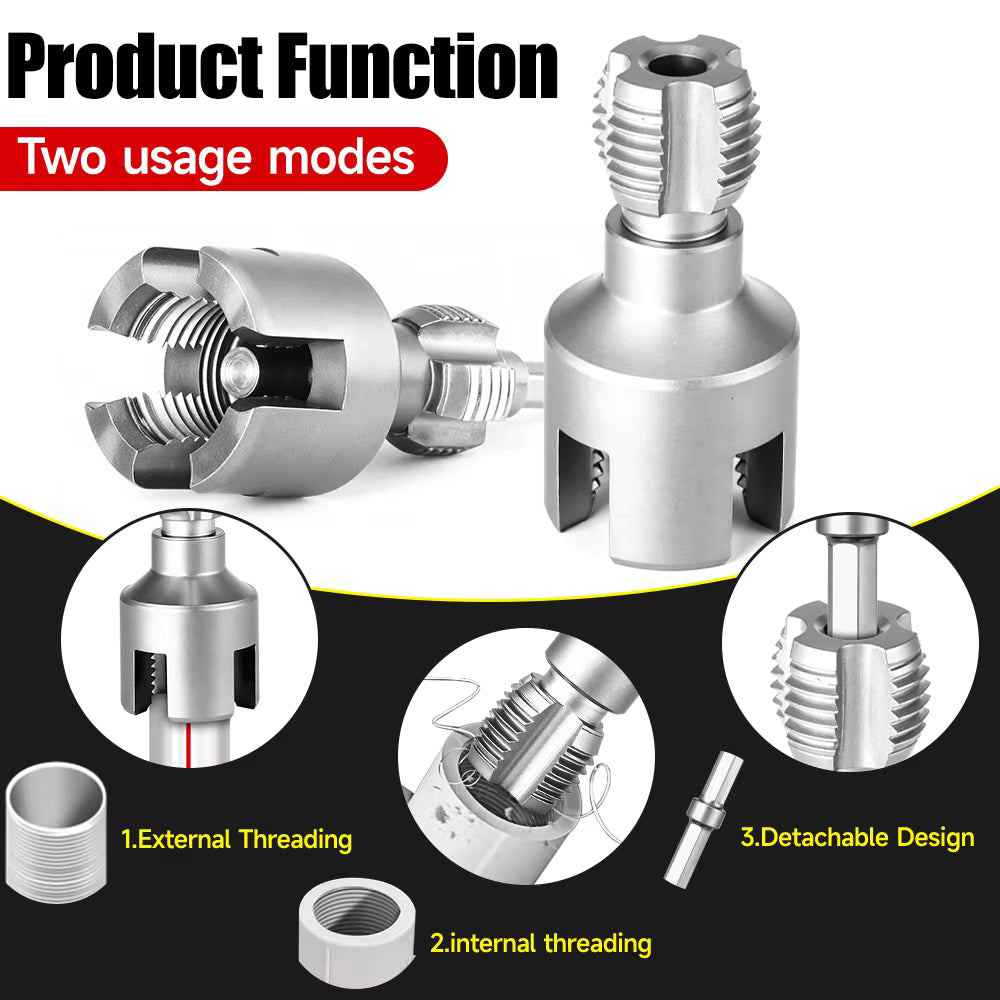 Design Style DIY ™ Pipe Internal and External Threading Tool Set