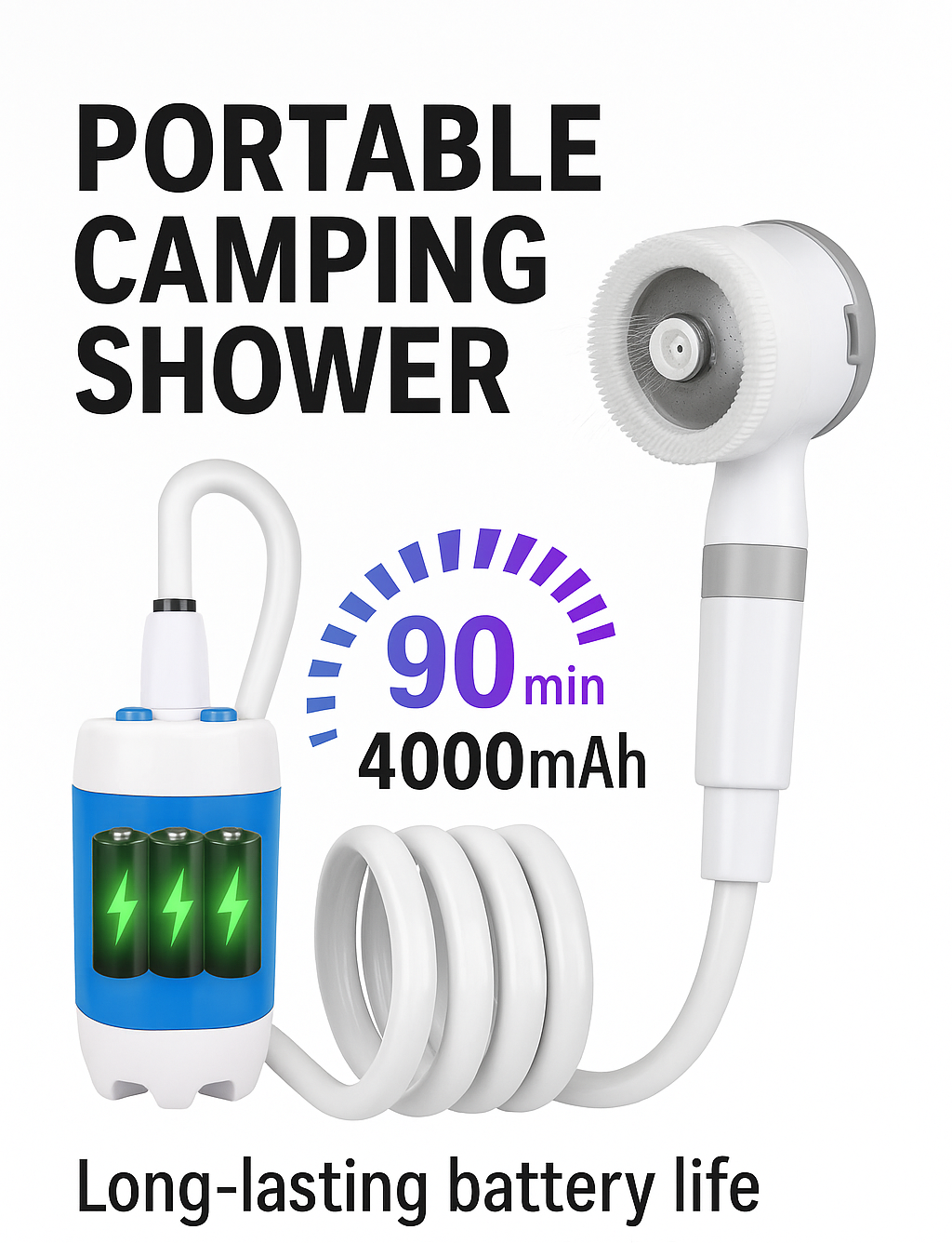 Design Style DIY ™ Portable Electric Shower Pump